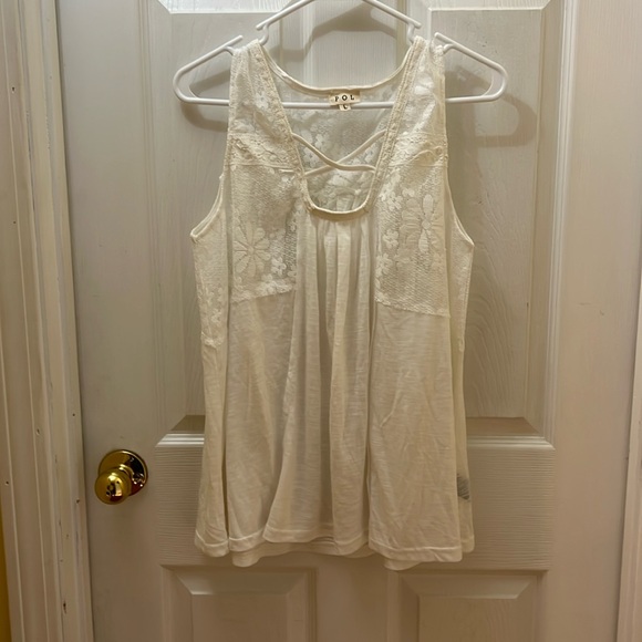 POL BEAUTIFUL LACE TOP - Picture 1 of 5